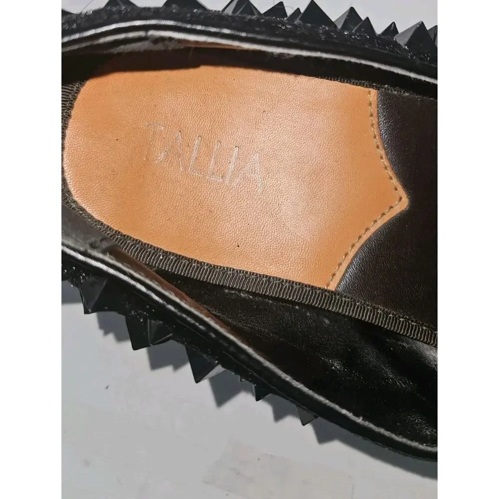 Men's Tallia Treviso Spiked Loafers Slip On Size 11.5~ Celebrity Style